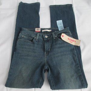 Levi's 714 Mid Rise Straight Leg Jeans 27 …
